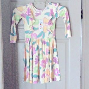 Girls DotDot Smile Ruffle Dress! NWT